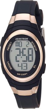 Armitron Sport Women's Digital Chronograph Resin Strap Watch, 45/7034